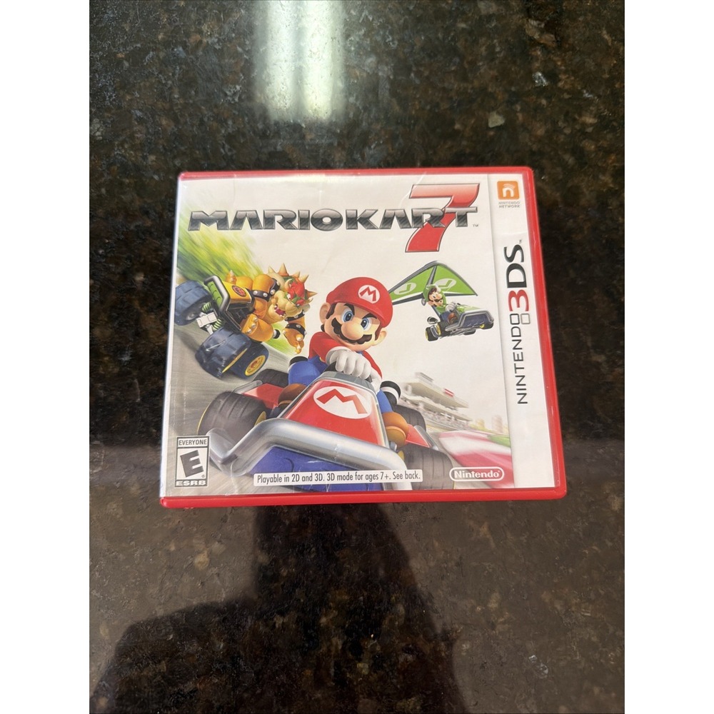 Mario Kart 7 Nintendo 3DS Case Only Replacement No Game Included